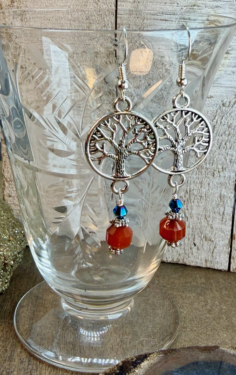 The Autumn Tree Of Life Earring