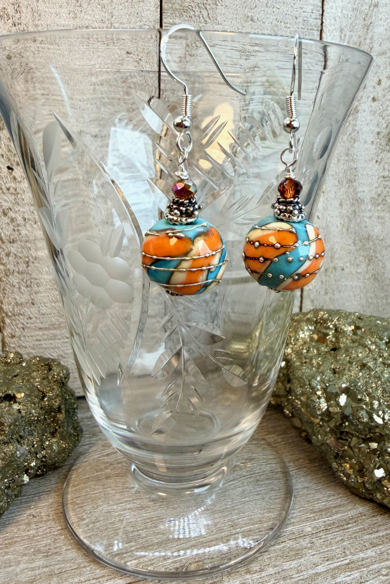 Lampwork Divine Earring