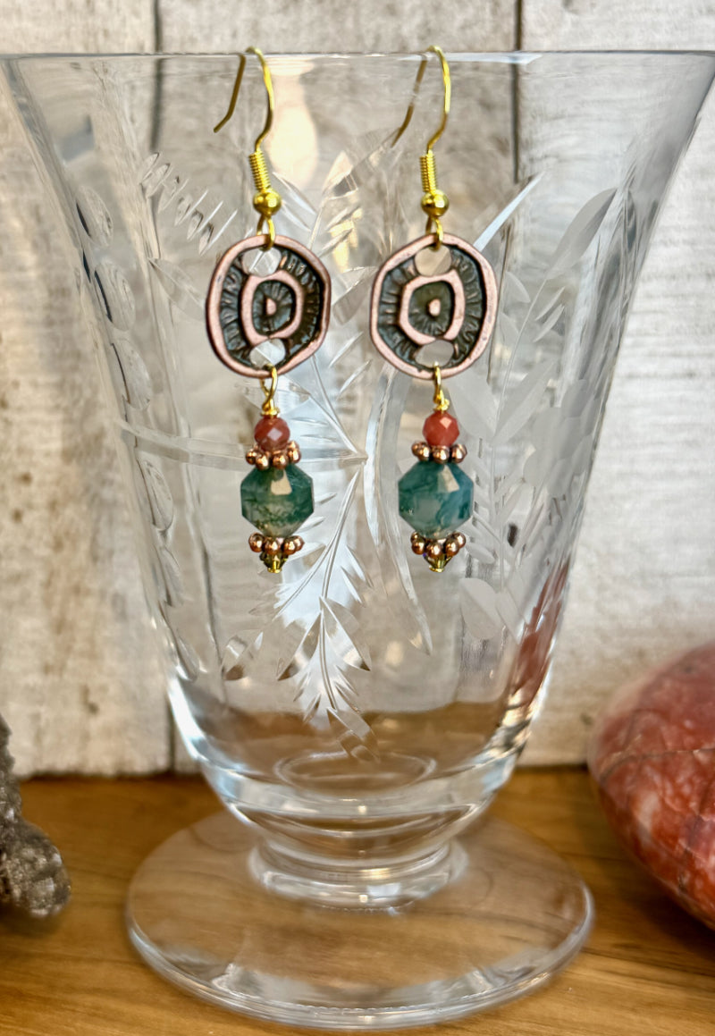 Moss Agate And Copper