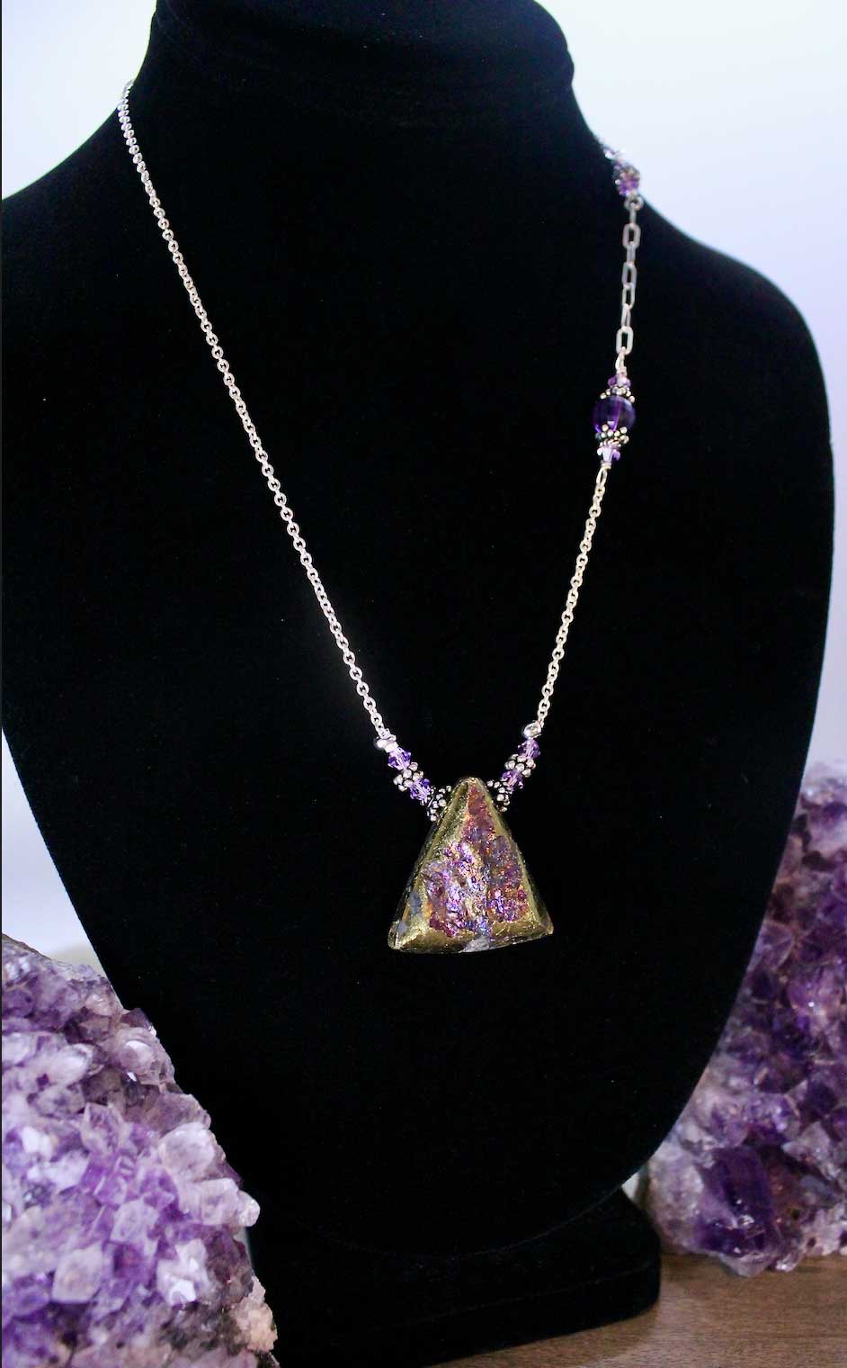 All That Glitters Comes In Gold And Silver Necklace