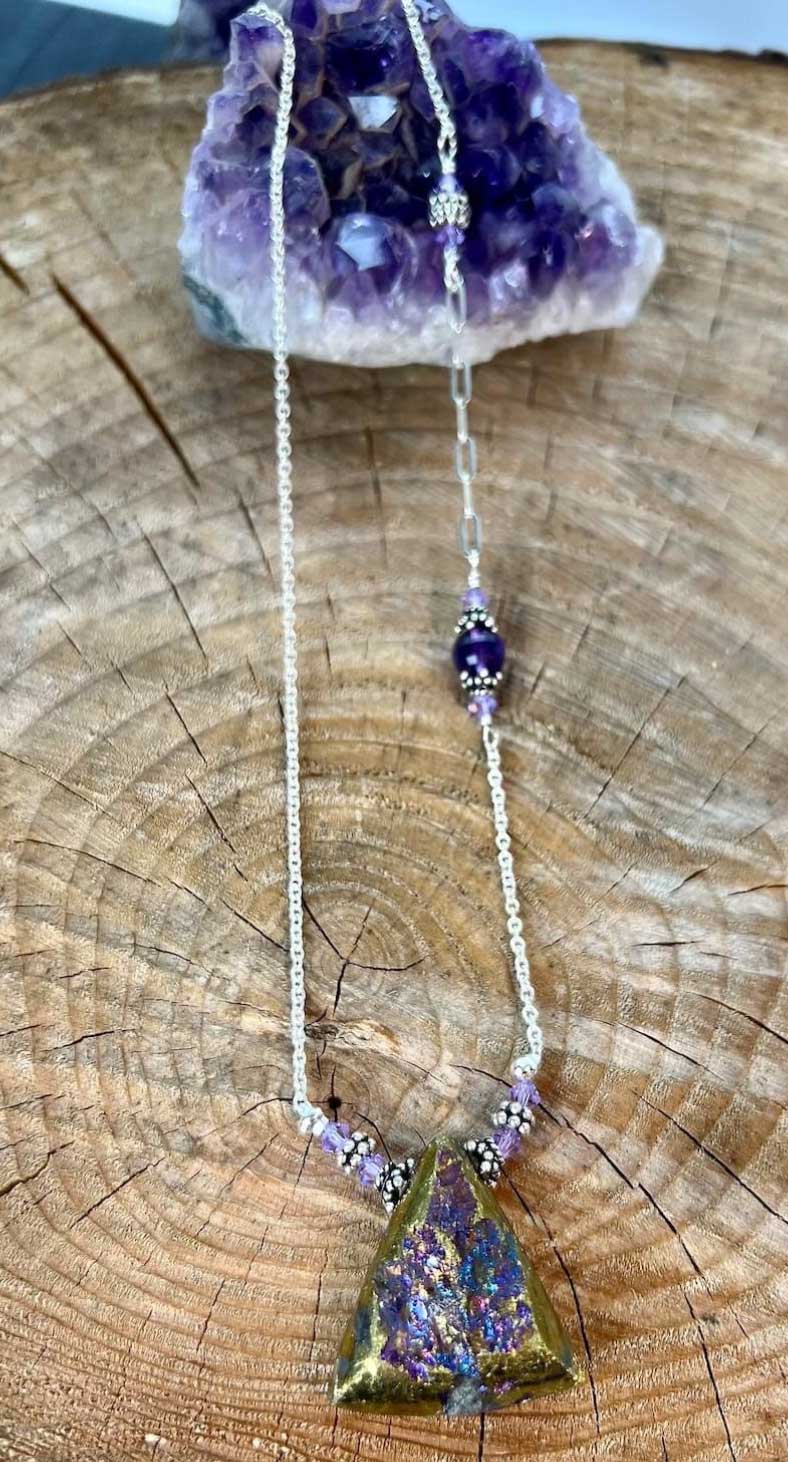 All That Glitters Comes In Gold And Silver Necklace