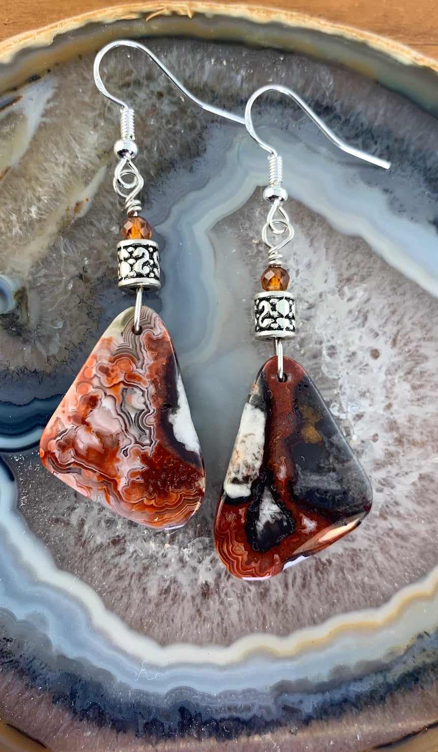 Crazy and Laced Earrings