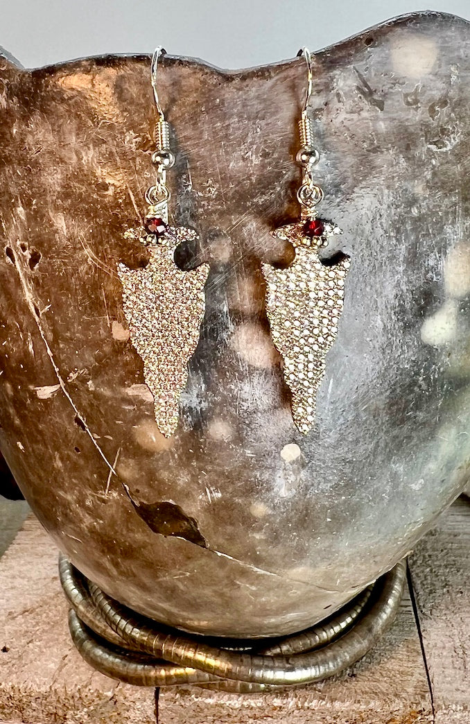 Daggers Of Bling Earrings