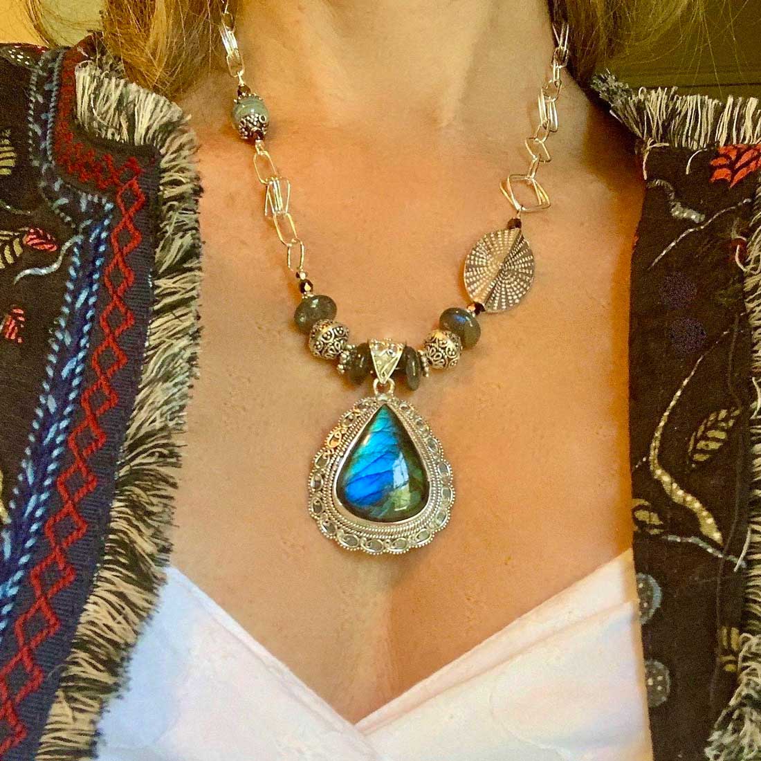 Labradorite Of Love Necklace