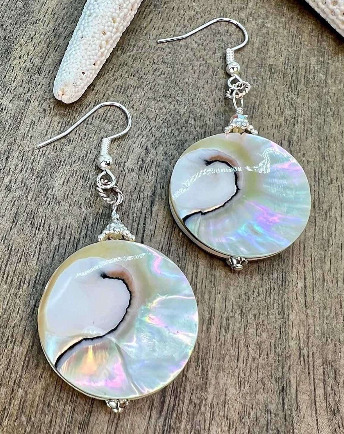 Mother Of Pearl For A Girl Earrings