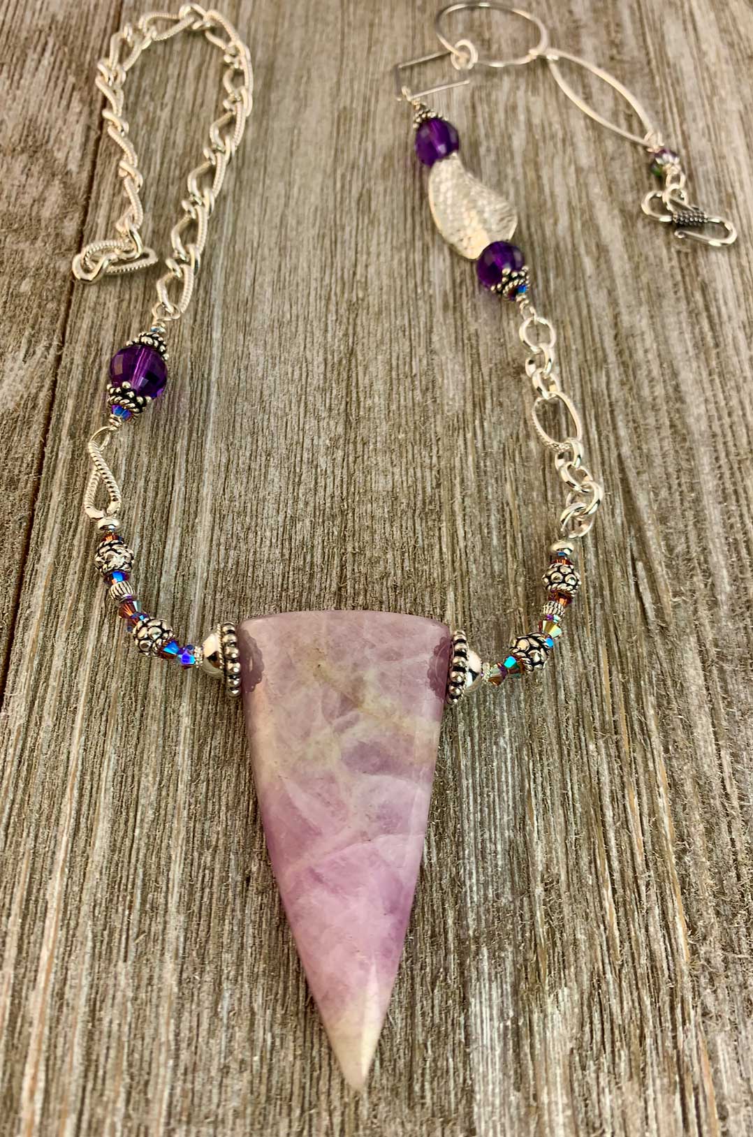 Geometric Gem Necklace