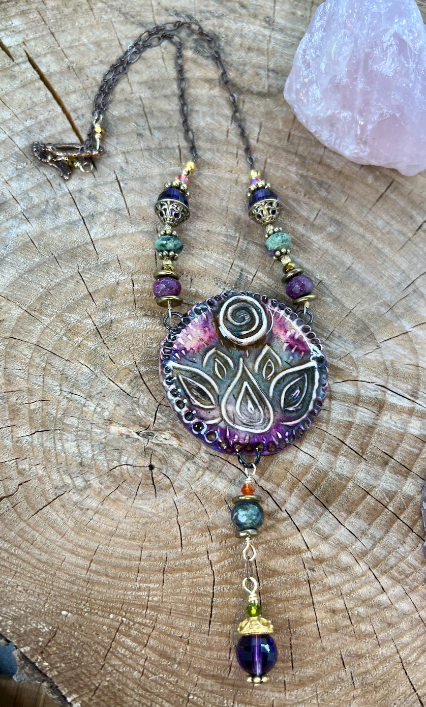 Lotus For A Lady Necklace