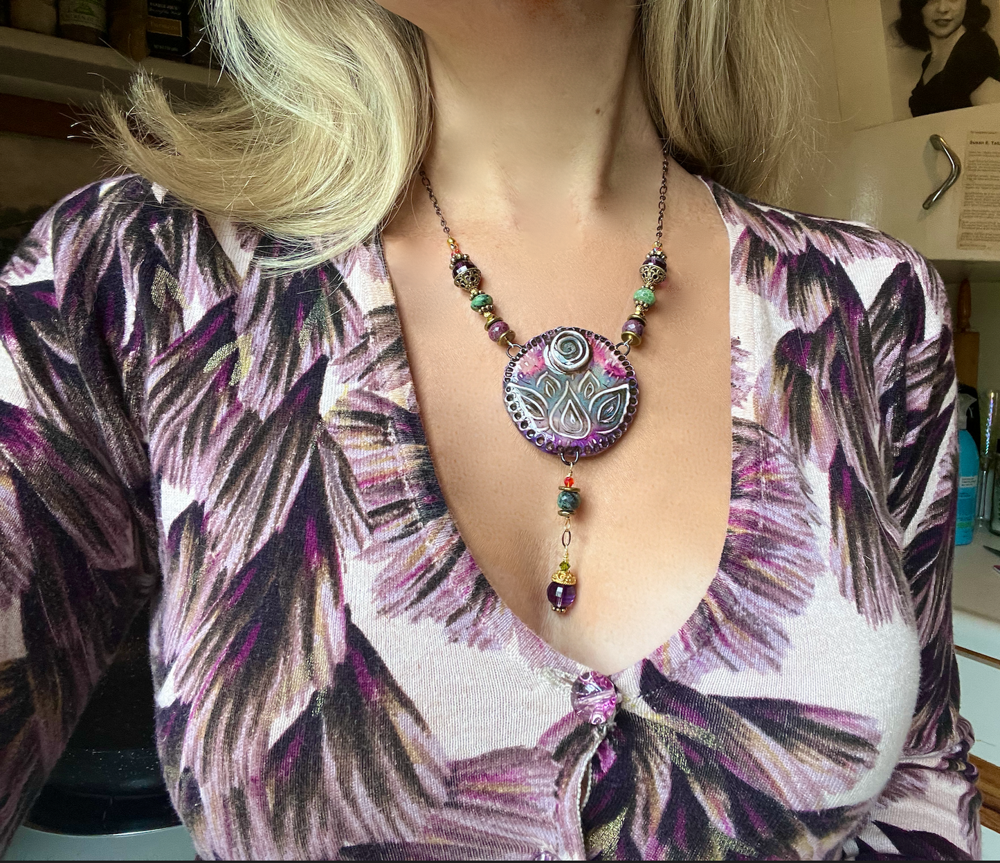 Lotus For A Lady Necklace