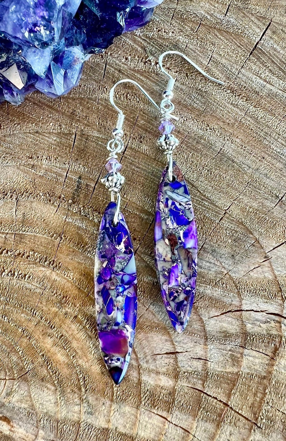 The Long Jasper Jubilee Earring