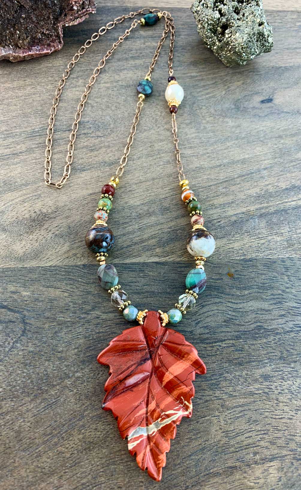 Turning Leaves Necklace