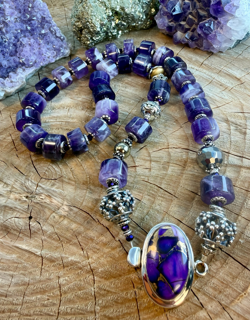Abracadabra Amethyst Necklace