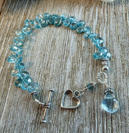 Aquamarine Clarity Bracelet