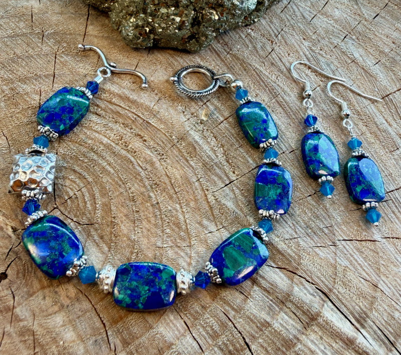 Azurite Malachite Bracelet