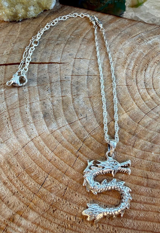 Sterling Silver Dragon