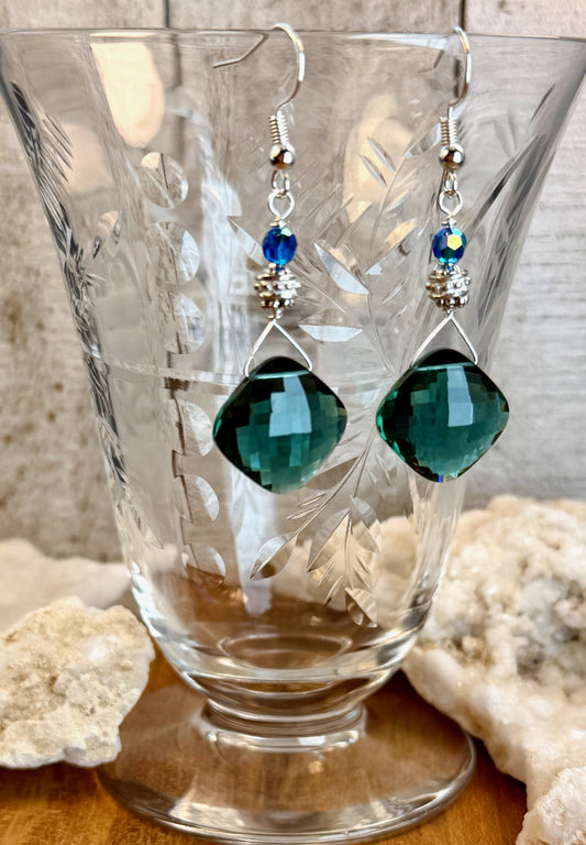 Indicolite Tourmaline Earring