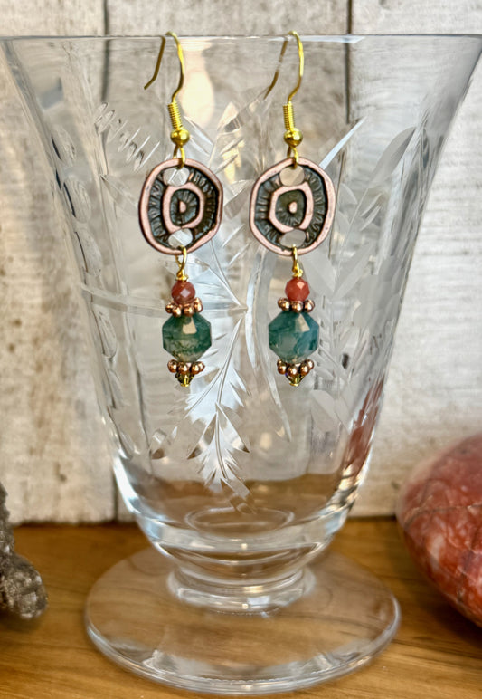Moss Agate And Copper