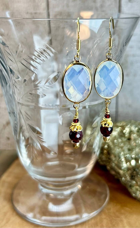 Opalite And Garnets