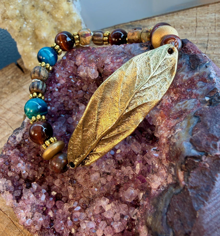 Rustic Leaves Braclet