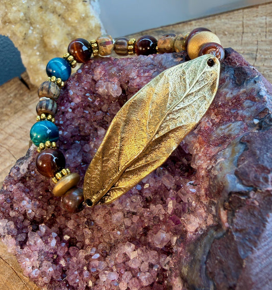 Rustic Leaves Braclet