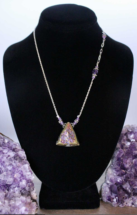 All That Glitters Comes In Gold And Silver Necklace