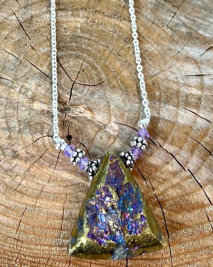 All That Glitters Comes In Gold And Silver Necklace