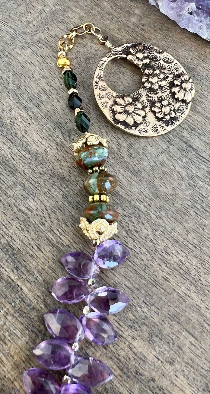 Amethyst Collar Necklace