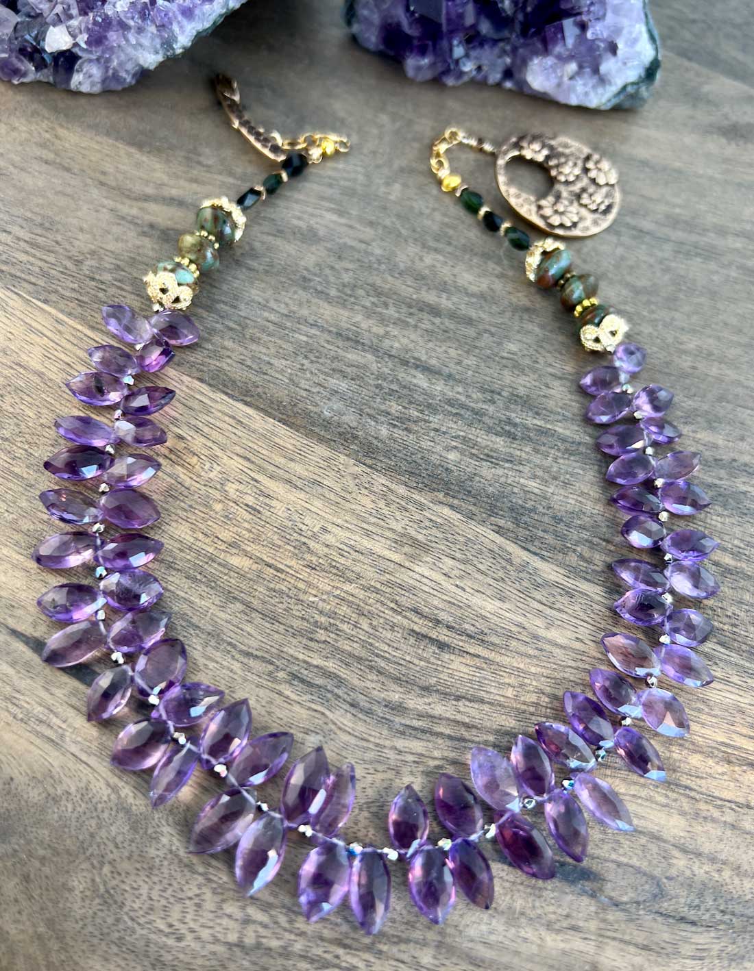 Amethyst Collar Necklace