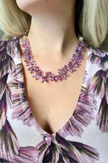 Amethyst Collar Necklace