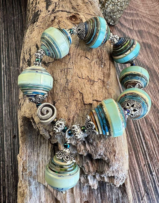 Blue Bojangles Bracelet