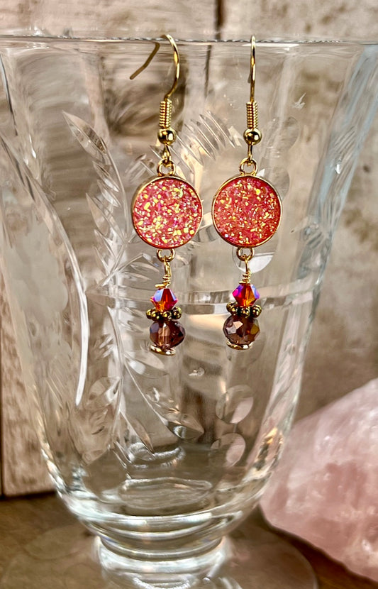 Druzied Up Earrings
