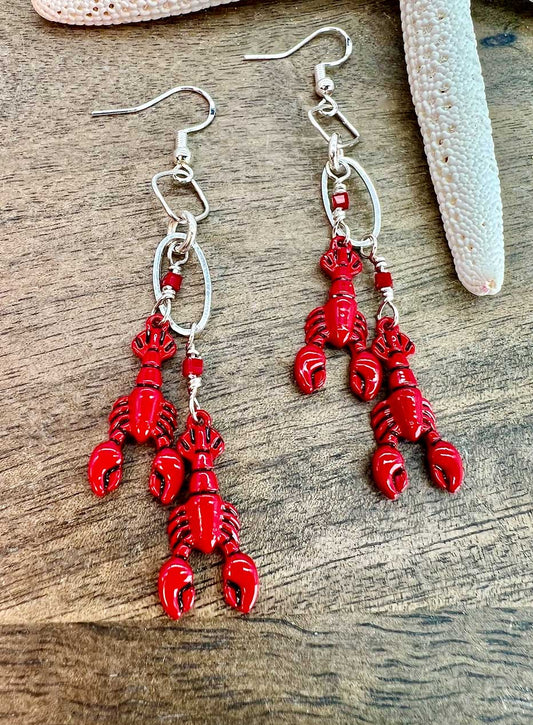 Rock Lobster Earrings