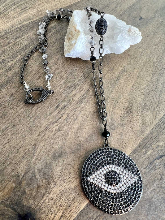 Evil Eye’s And Blue Skies Necklace