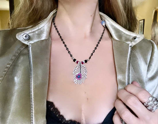 Feather For A Female Necklace