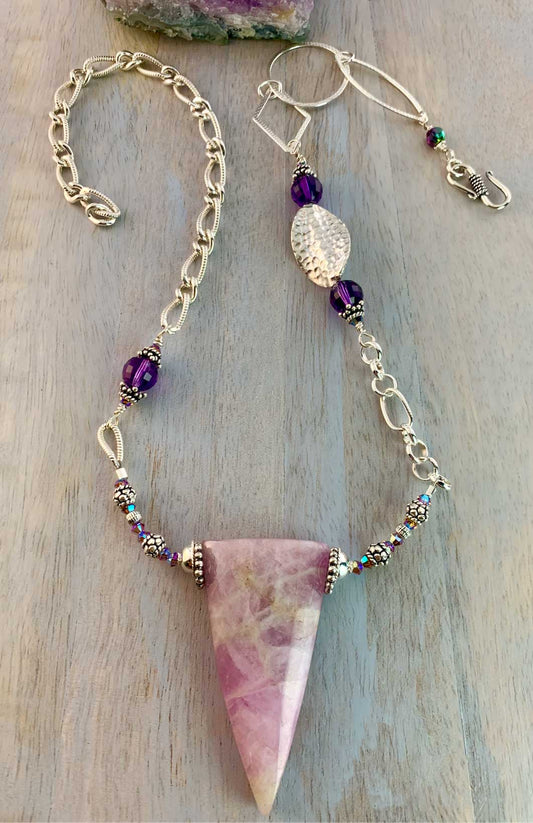 Geometric Gem Necklace