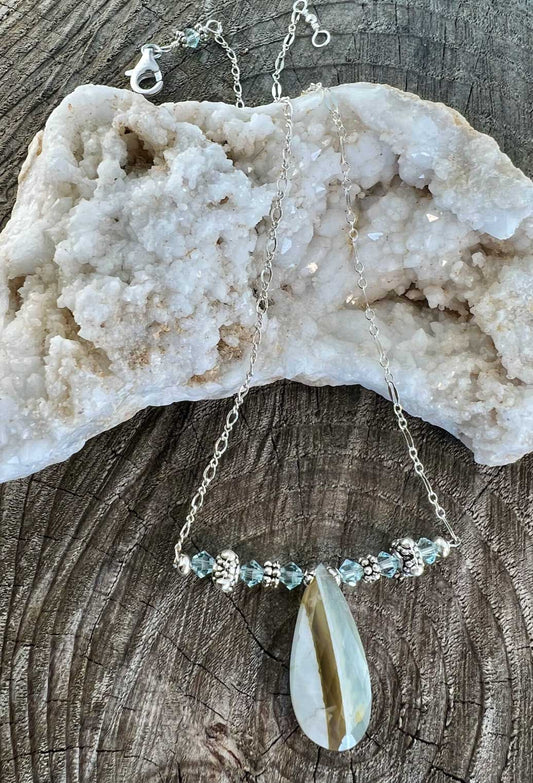 Owyhee Blue Opal Necklace