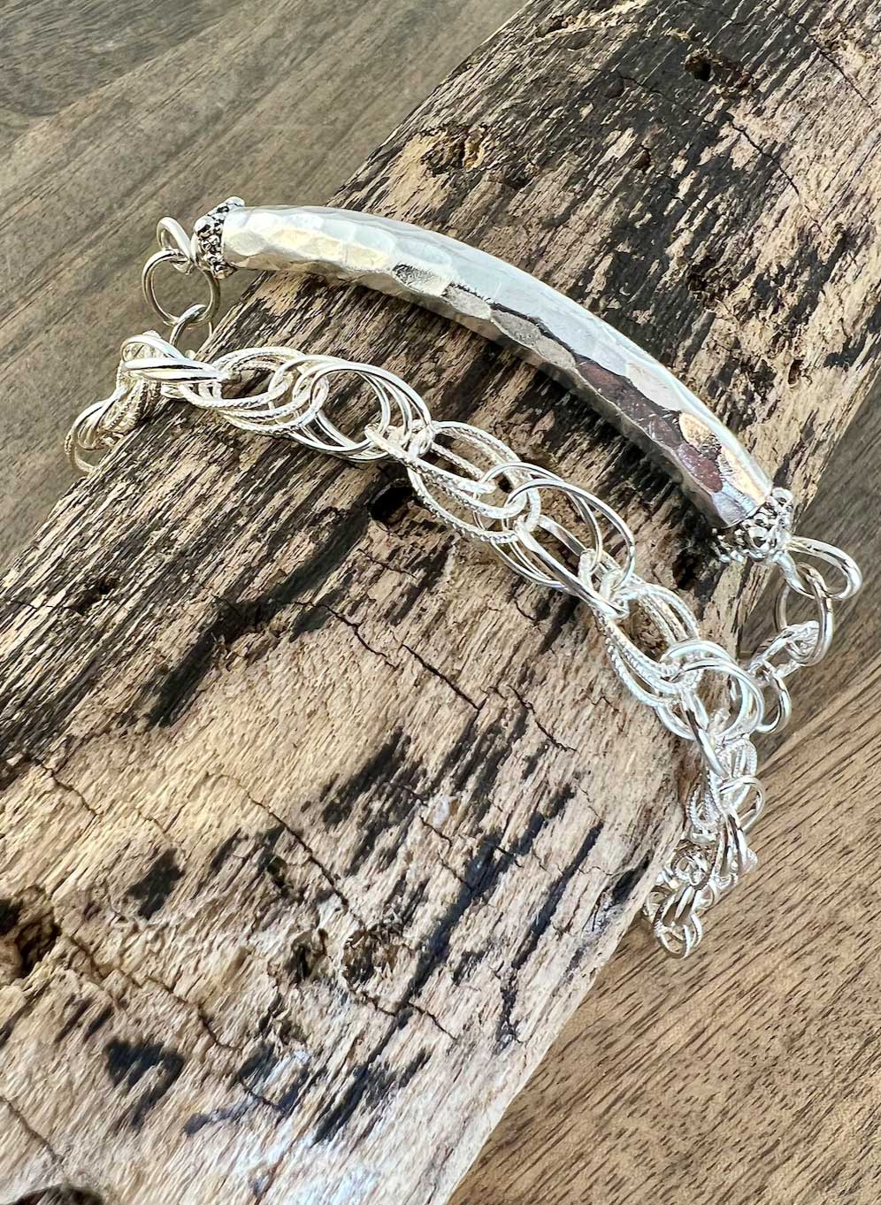Sterling Silver Slide Bracelet