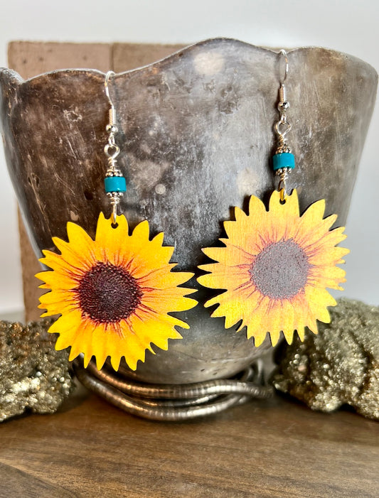 Sunflower Earrings