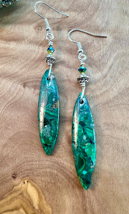 Sweet Malachite Earrings
