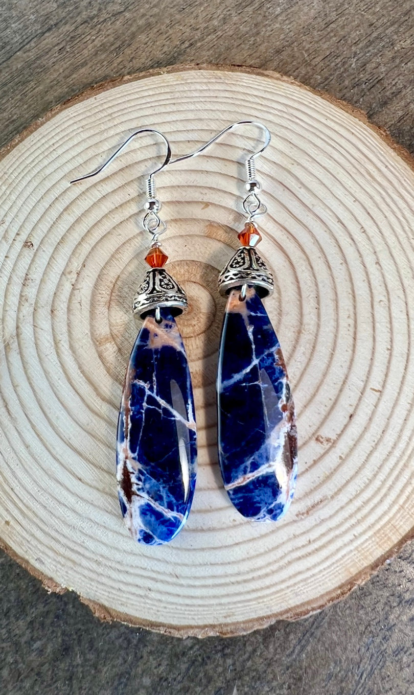 The Sodalite Earring