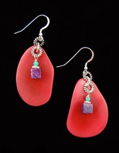 Brazilian Tagua Earrings Image