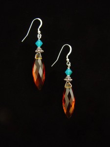 Navajo Crystal Earrings Image