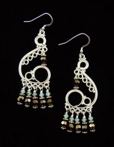 Tibetan Goddess Earrings Image