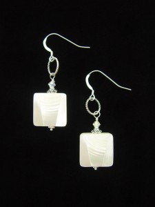 White Light Earrings Image