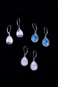 Swarovski and Sterling Earrings