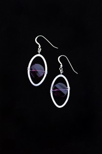 Amethyst Drop Earring