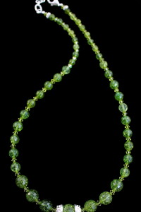 Petite Peridot With Sterling