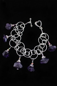 Amethyst Snow Day Bracelet