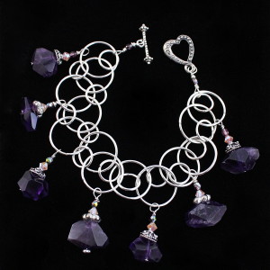 Amethyst Snow Day Bracelet