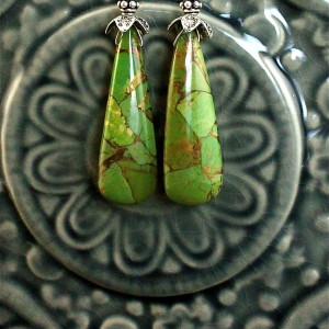 Copper Turquoise Earring