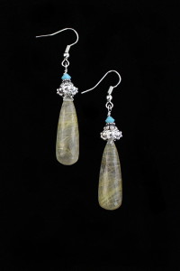 Rutilated Quartz Earring